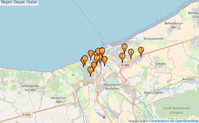 plan Région Dieppe Associations région Dieppe : 32 associations