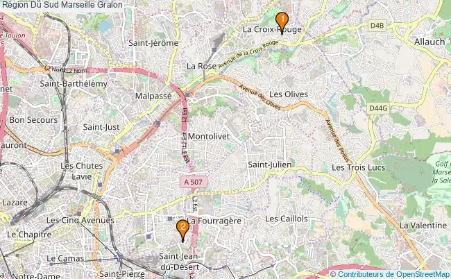 plan Région Du Sud Marseille Associations Région Du Sud Marseille : 2 associations