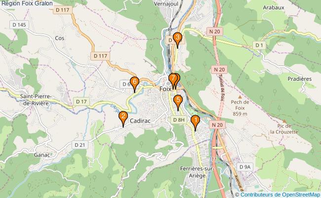 plan Région Foix Associations région Foix : 5 associations