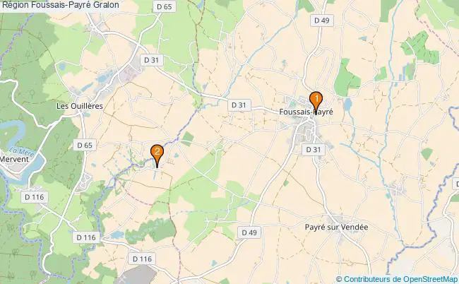 plan Région Foussais-Payré Associations région Foussais-Payré : 2 associations