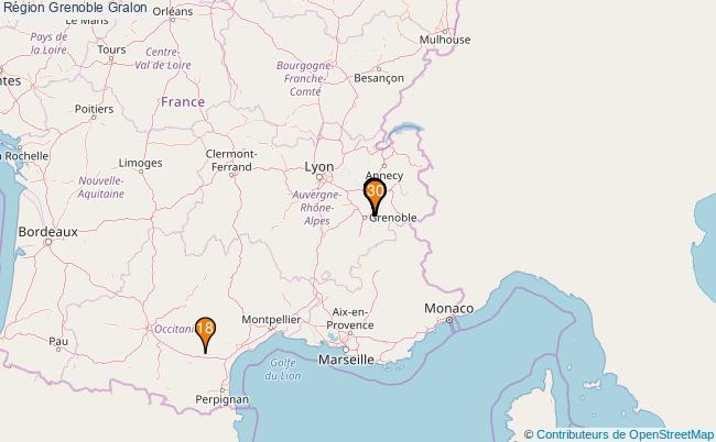 plan Région Grenoble Associations région Grenoble : 114 associations