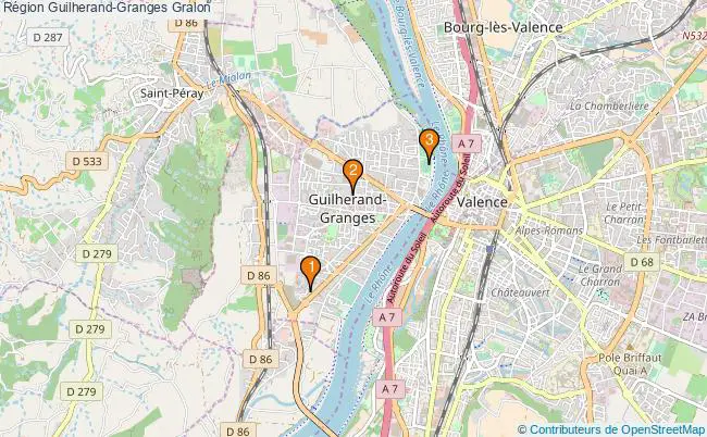 plan Région Guilherand-Granges Associations région Guilherand-Granges : 3 associations