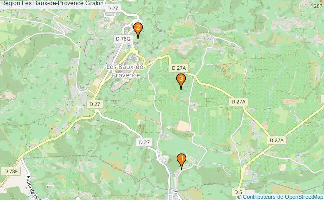 plan Région Les Baux-de-Provence Associations région Les Baux-de-Provence : 3 associations