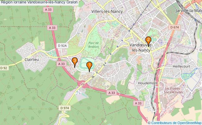 plan Région lorraine Vandoeuvre-lès-Nancy Associations région lorraine Vandoeuvre-lès-Nancy : 2 associations