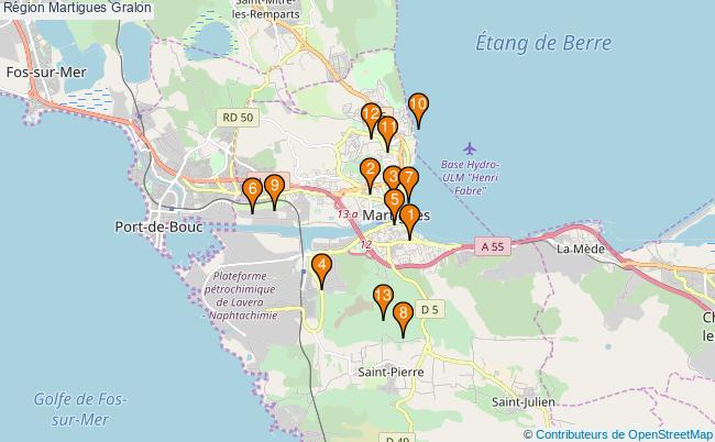 plan Région Martigues Associations région Martigues : 17 associations