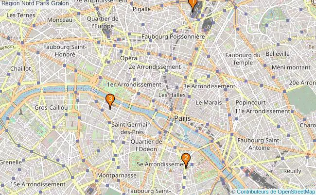 plan Région Nord Paris Associations région Nord Paris : 3 associations