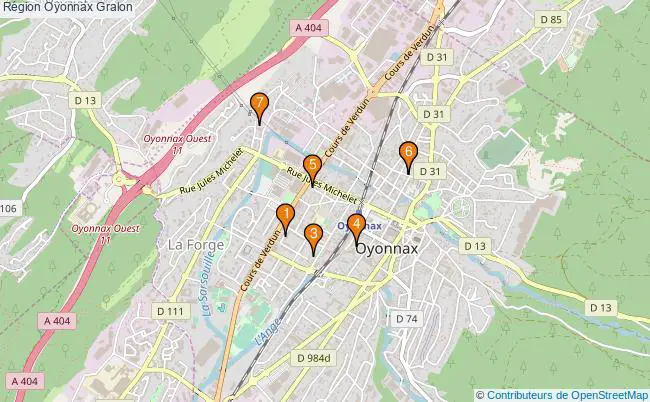 plan Région Oyonnax Associations région Oyonnax : 9 associations