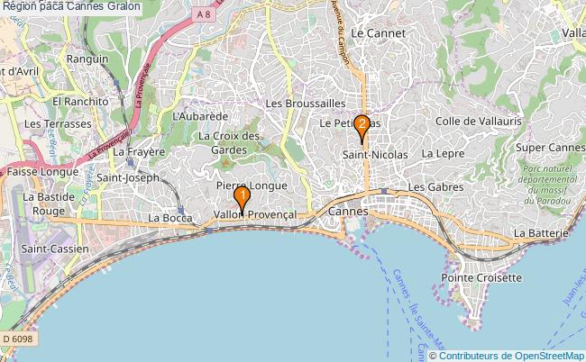 plan Région paca Cannes Associations région paca Cannes : 3 associations
