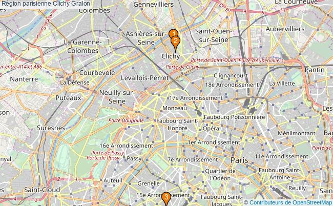 plan Région parisienne Clichy Associations région parisienne Clichy : 3 associations