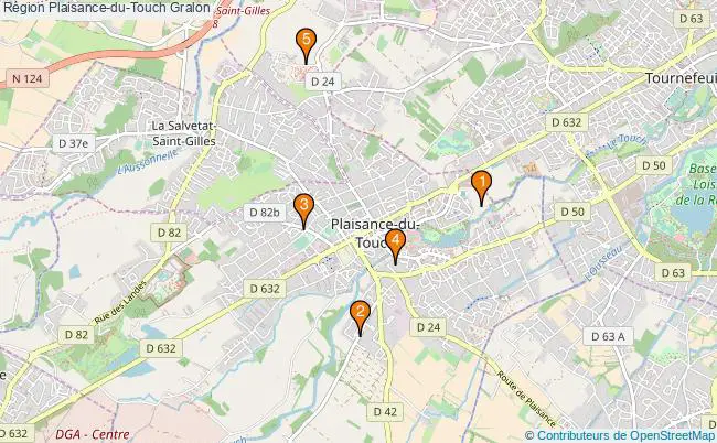 plan Région Plaisance-du-Touch Associations région Plaisance-du-Touch : 7 associations