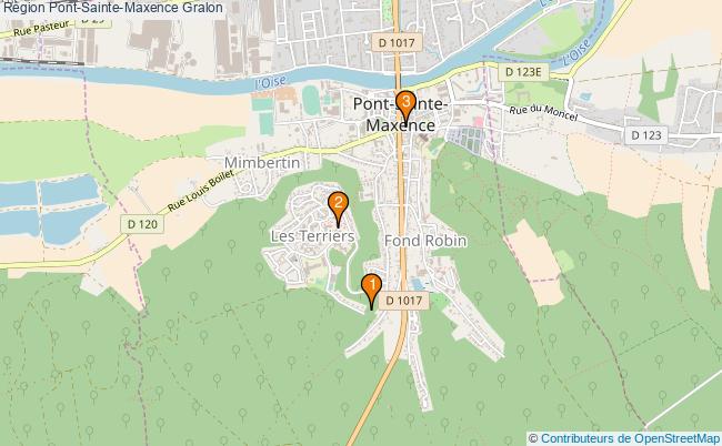 plan Région Pont-Sainte-Maxence Associations région Pont-Sainte-Maxence : 3 associations