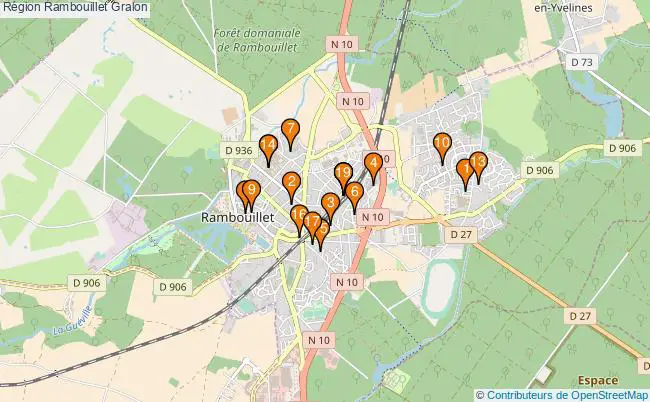 plan Région Rambouillet Associations région Rambouillet : 20 associations