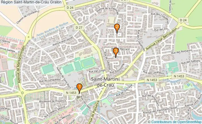 plan Région Saint-Martin-de-Crau Associations région Saint-Martin-de-Crau : 5 associations