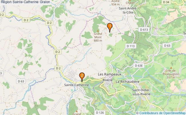 plan Région Sainte-Catherine Associations région Sainte-Catherine : 2 associations