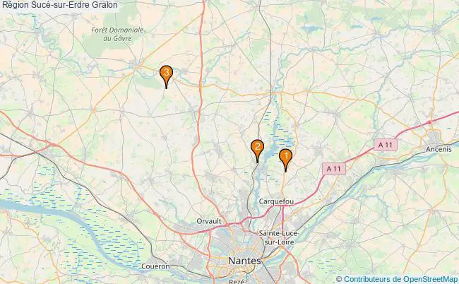 plan Région Sucé-sur-Erdre Associations région Sucé-sur-Erdre : 2 associations