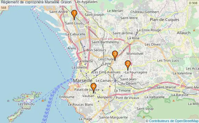 plan Règlement de copropriété Marseille Associations règlement de copropriété Marseille : 4 associations