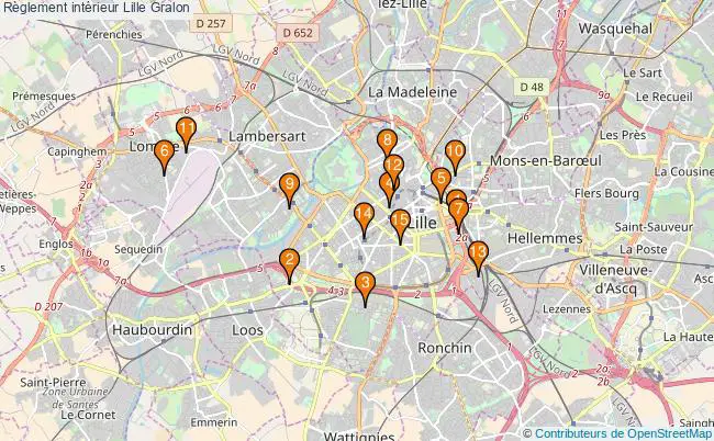 plan Règlement intérieur Lille Associations règlement intérieur Lille : 18 associations