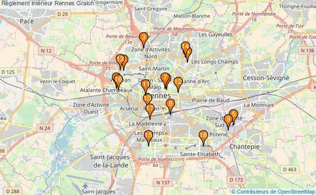 plan Règlement intérieur Rennes Associations règlement intérieur Rennes : 22 associations