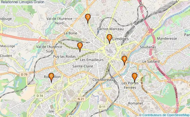 plan Relationnel Limoges Associations relationnel Limoges : 5 associations