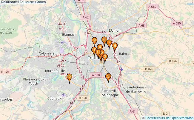 plan Relationnel Toulouse Associations relationnel Toulouse : 14 associations