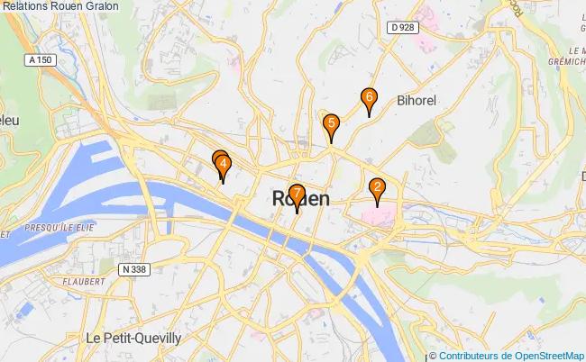 plan Relations Rouen Associations Relations Rouen : 7 associations