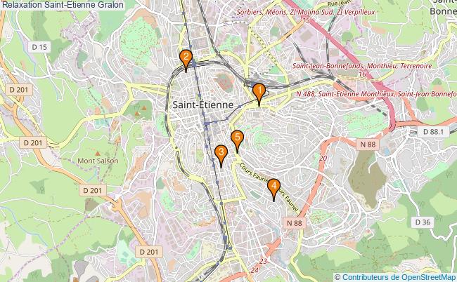 plan Relaxation Saint-Etienne Associations relaxation Saint-Etienne : 9 associations
