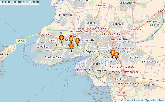 plan Religion La Rochelle Associations religion La Rochelle : 8 associations