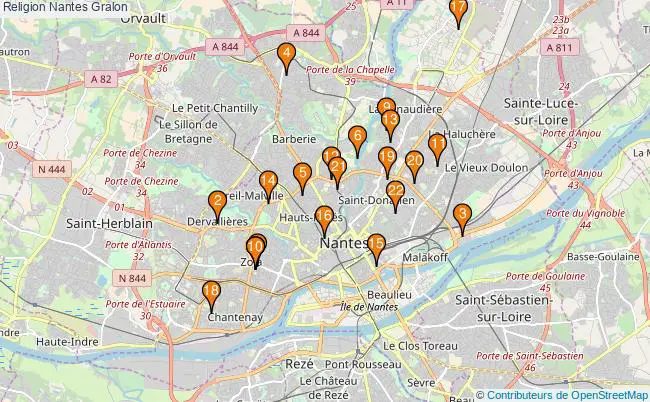 plan Religion Nantes Associations religion Nantes : 29 associations
