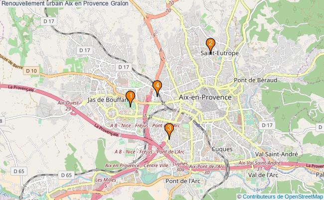 plan Renouvellement urbain Aix en Provence Associations renouvellement urbain Aix en Provence : 4 associations