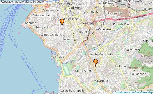 plan Réparation navale Marseille Associations réparation navale Marseille : 3 associations
