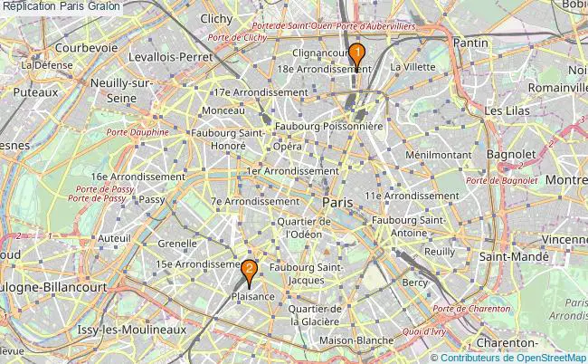 plan Réplication Paris Associations réplication Paris : 2 associations