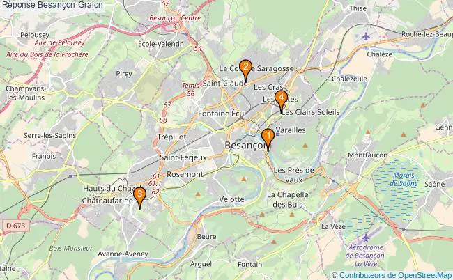 plan Réponse Besançon Associations Réponse Besançon : 9 associations