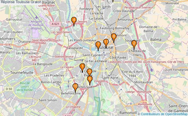 plan Réponse Toulouse Associations Réponse Toulouse : 19 associations