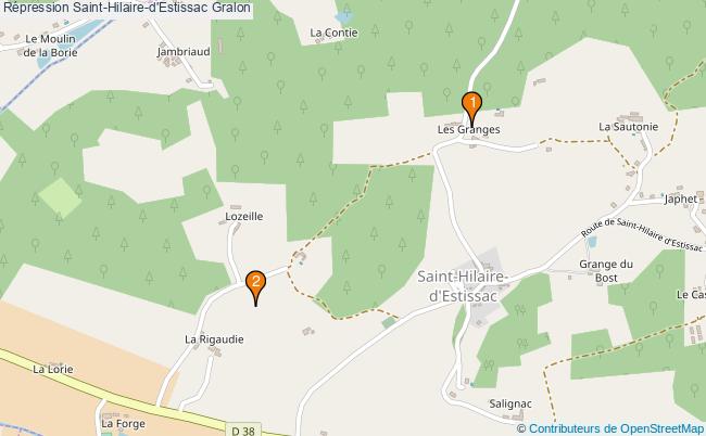 plan Répression Saint-Hilaire-d'Estissac Associations Répression Saint-Hilaire-d'Estissac : 2 associations