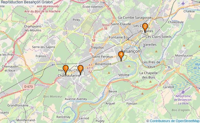 plan Reproduction Besançon Associations reproduction Besançon : 6 associations