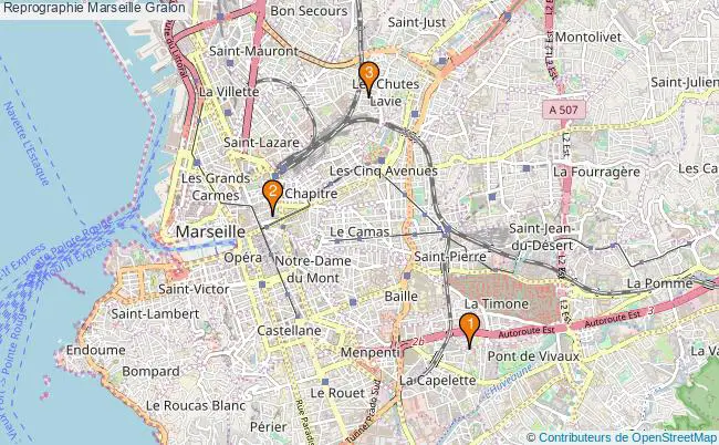 plan Reprographie Marseille Associations reprographie Marseille : 3 associations