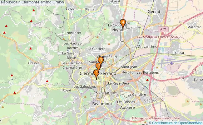 plan Républicain Clermont-Ferrand Associations républicain Clermont-Ferrand : 4 associations
