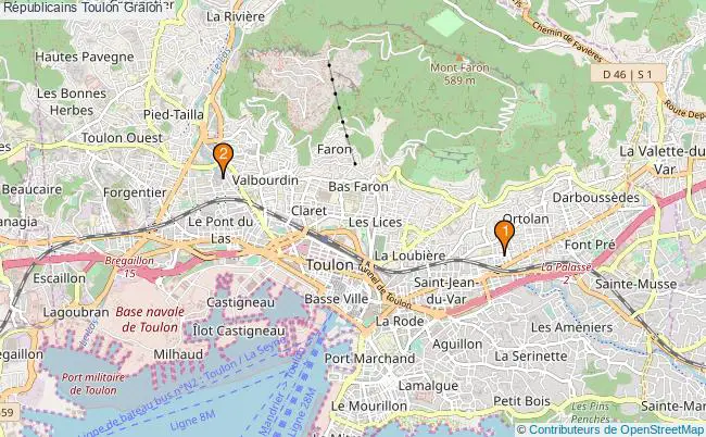 plan Républicains Toulon Associations républicains Toulon : 2 associations