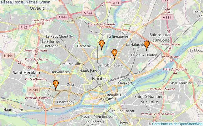 plan Réseau social Nantes Associations réseau social Nantes : 6 associations