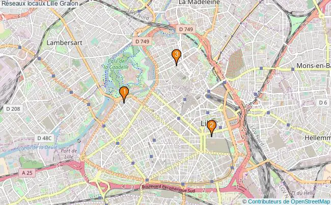 plan Réseaux locaux Lille Associations réseaux locaux Lille : 4 associations