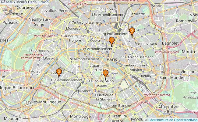 plan Réseaux locaux Paris Associations réseaux locaux Paris : 3 associations