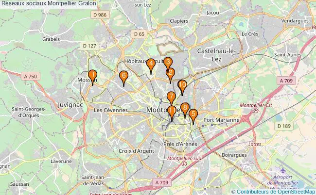 plan Réseaux sociaux Montpellier Associations réseaux sociaux Montpellier : 22 associations