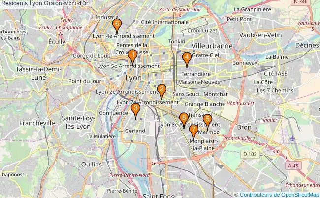 plan Residents Lyon Associations residents Lyon : 10 associations