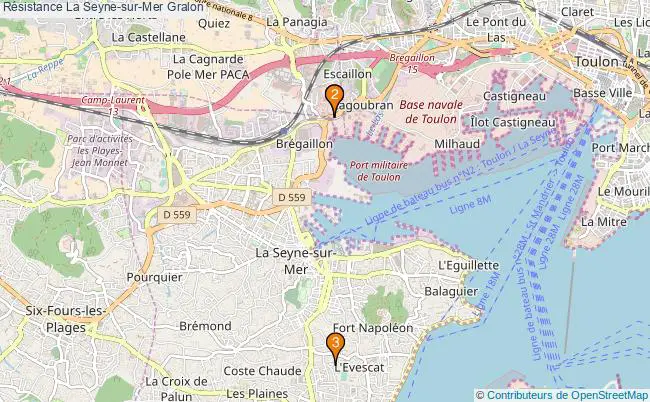 plan Résistance La Seyne-sur-Mer Associations Résistance La Seyne-sur-Mer : 3 associations