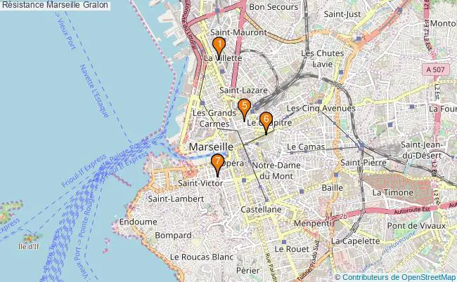 plan Résistance Marseille Associations Résistance Marseille : 9 associations