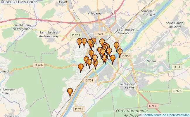 plan RESPECT Blois Associations RESPECT Blois : 97 associations