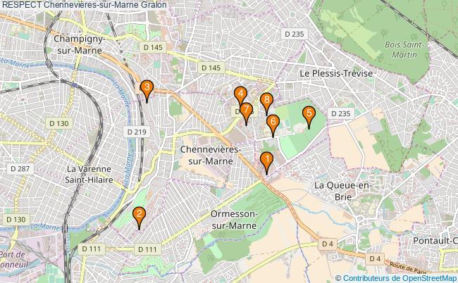 plan RESPECT Chennevières-sur-Marne Associations RESPECT Chennevières-sur-Marne : 11 associations