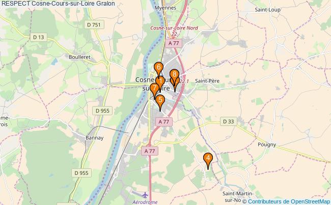 plan RESPECT Cosne-Cours-sur-Loire Associations RESPECT Cosne-Cours-sur-Loire : 8 associations