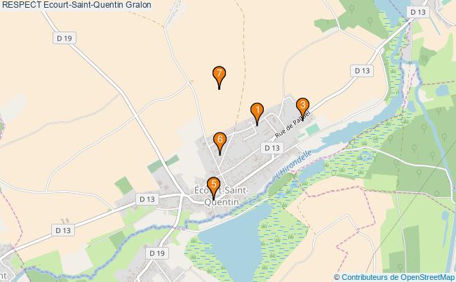 plan RESPECT Ecourt-Saint-Quentin Associations RESPECT Ecourt-Saint-Quentin : 6 associations