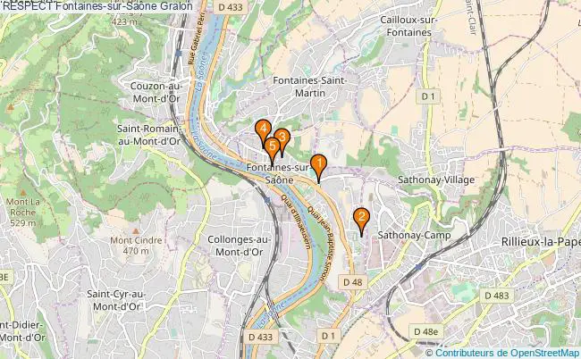 plan RESPECT Fontaines-sur-Saône Associations RESPECT Fontaines-sur-Saône : 6 associations